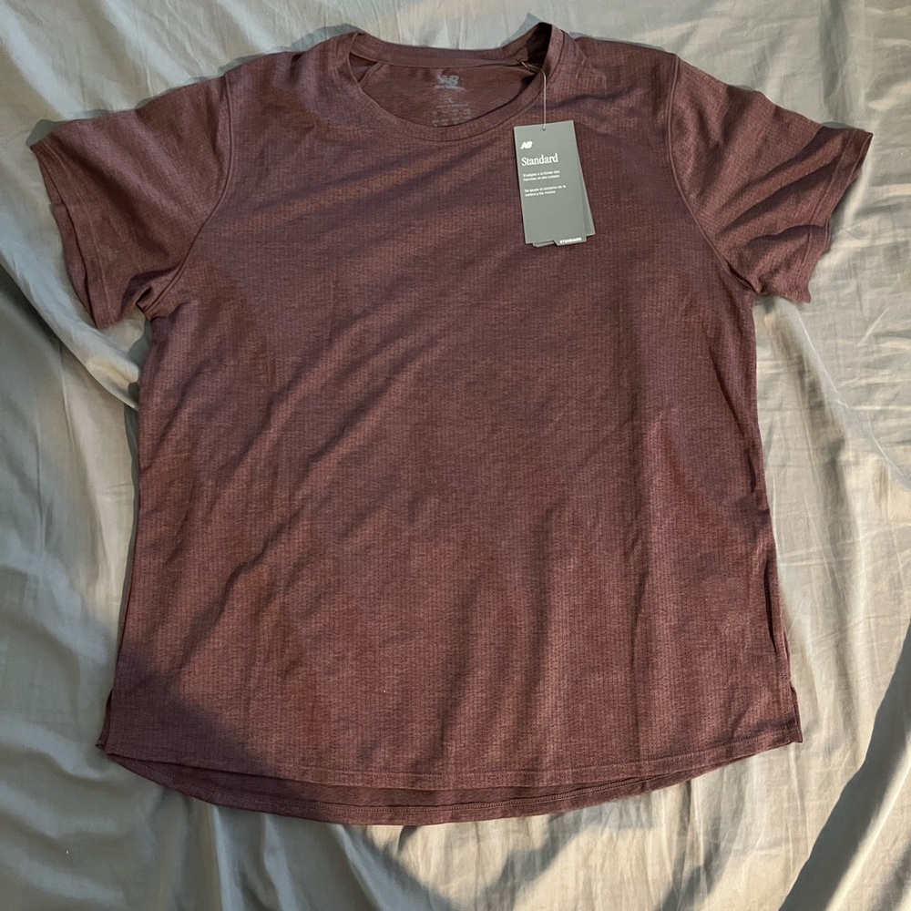 New Balance Women’s Burgundy Short Sleeve Tee